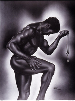 Lock and Key (Male) Art Print Kevin A. Williams - WAK