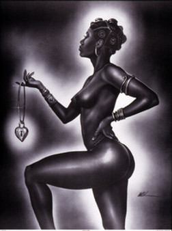Lock and Key (Female ) Mini Art Print Kevin A. Williams - WAK